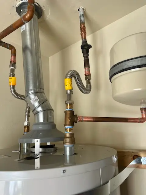 Water heater installation and plumbing repair in White Beach